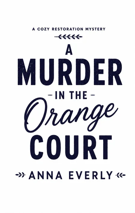 A Murder in the Orange Court — placeholder cover, art not yet revealed